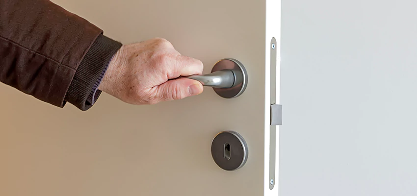 Restroom Locks Privacy Bolt Installation in Skokie, Illinois